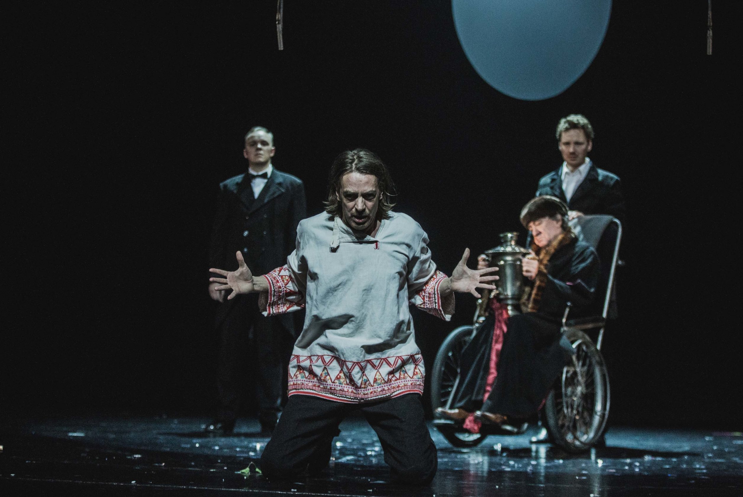 Juhan Ulfsak, Karmo Nigula, Hendrik Toompere jr, Guido Kangur lavastuses "Mefisto"