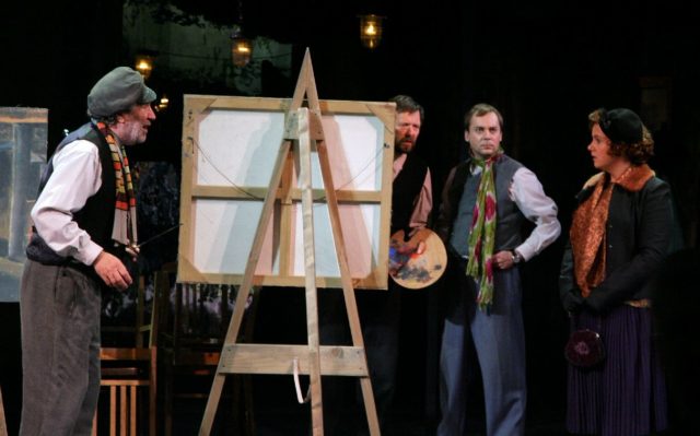 Kangur, Uukkivi, Teplenkov, Krumm lavastuses "Kaevuritest kunstnikud".