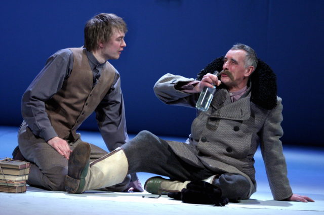 Lauri Lagle ja Lembit Ulfsak lavastuses "Kevade".