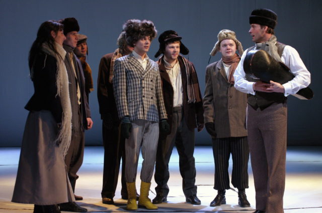 Maidre, Teplenkov, Reinthal, Sepp, Täär lavastuses "Kevade".