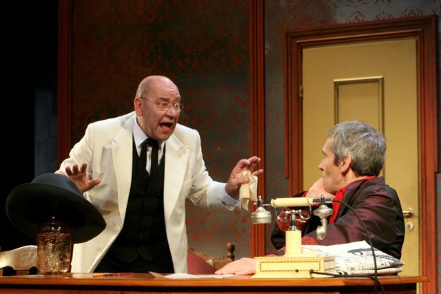 Tõnu Kark ja Raimo Pass lavastuses "Viies kolonn".