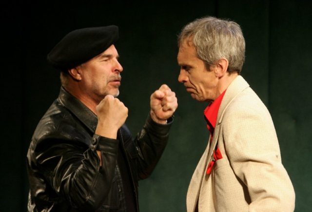 Martin Veinmann ja Raimo Pass lavastuses "Viies kolonn".