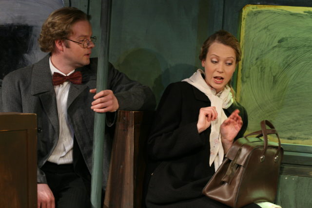 Tiit Sukk ja Mari-Liis Lill lavastuses "Voldemar".