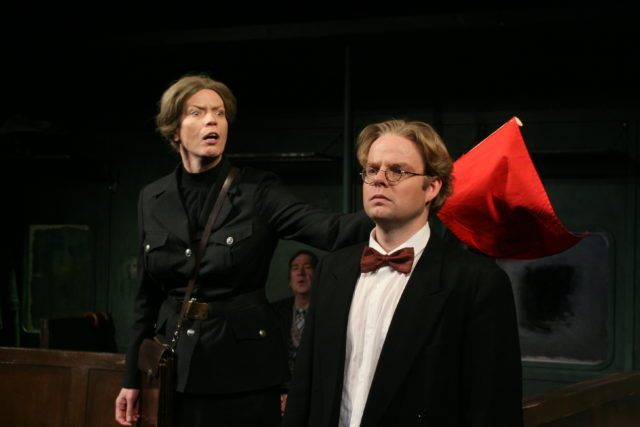 Viire Valdma ja Tiit Sukk lavastuses "Voldemar".