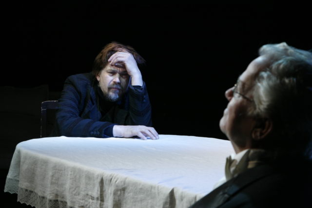 Tõnu Oja ja Tõnu Aav lavastuses "Metspart".