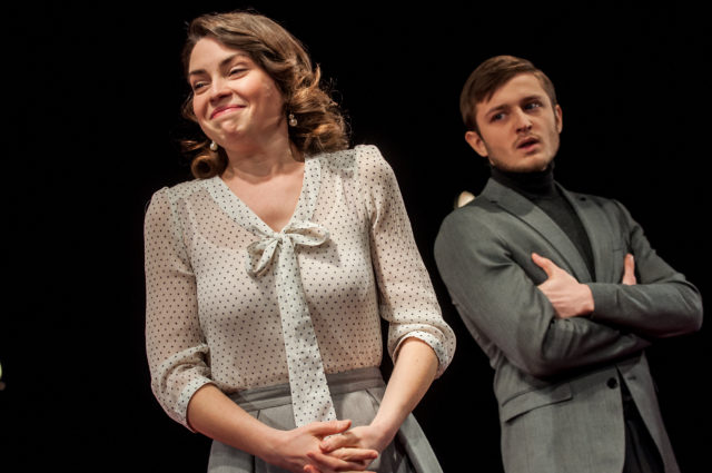 Ester Kuntu ja Christopher Rajaveer lavastuses "Misantroop".