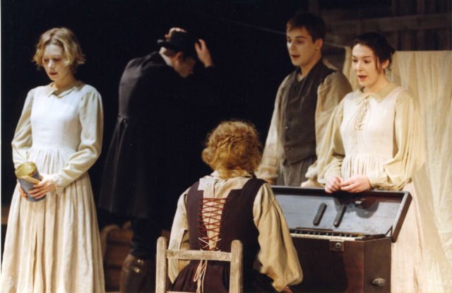 Maibaum, Teplenkov, Reinumägi lavastuses "Mao tee kalju peal".