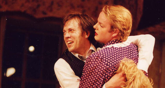 Mait Malmsten ja Tiit Sukk lavastuses "Rahauputus"