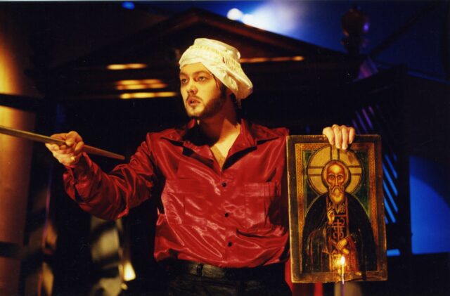 Margus Prangel lavastuses "Teekond kappi"